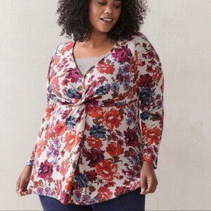PENNINGTON’S Floral  Tunic Top Size 2x